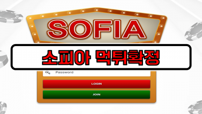 소피아 먹튀확정